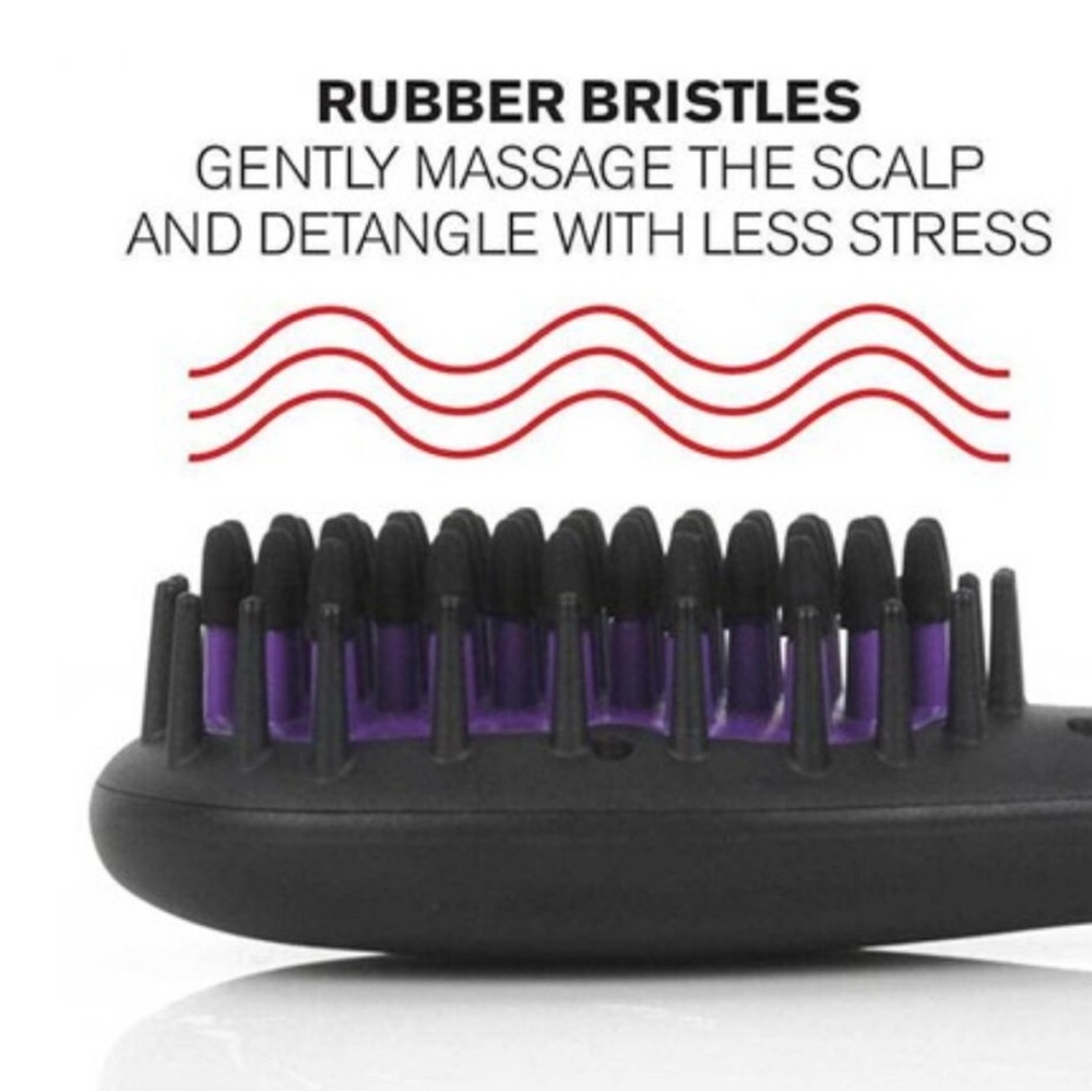 Corioliss Straightening Hot Brush - Travel Edition 
Black/Purple, Teal, or Coral - Picture 6 of 7